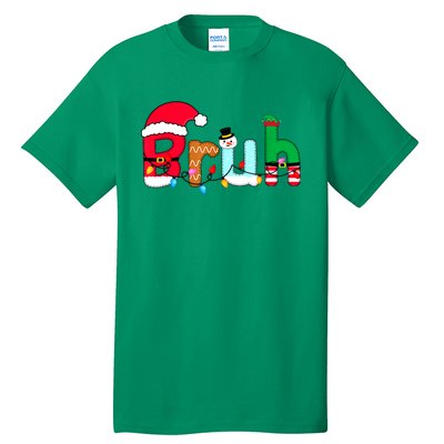 Bruh Christmas For Teen Boy Funny Christmas Bruh Gift Tall T-Shirt