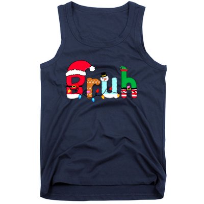 Bruh Christmas For Teen Boy Funny Christmas Bruh Gift Tank Top