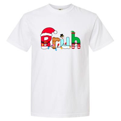 Bruh Christmas For Teen Boy Funny Christmas Bruh Gift Garment-Dyed Heavyweight T-Shirt