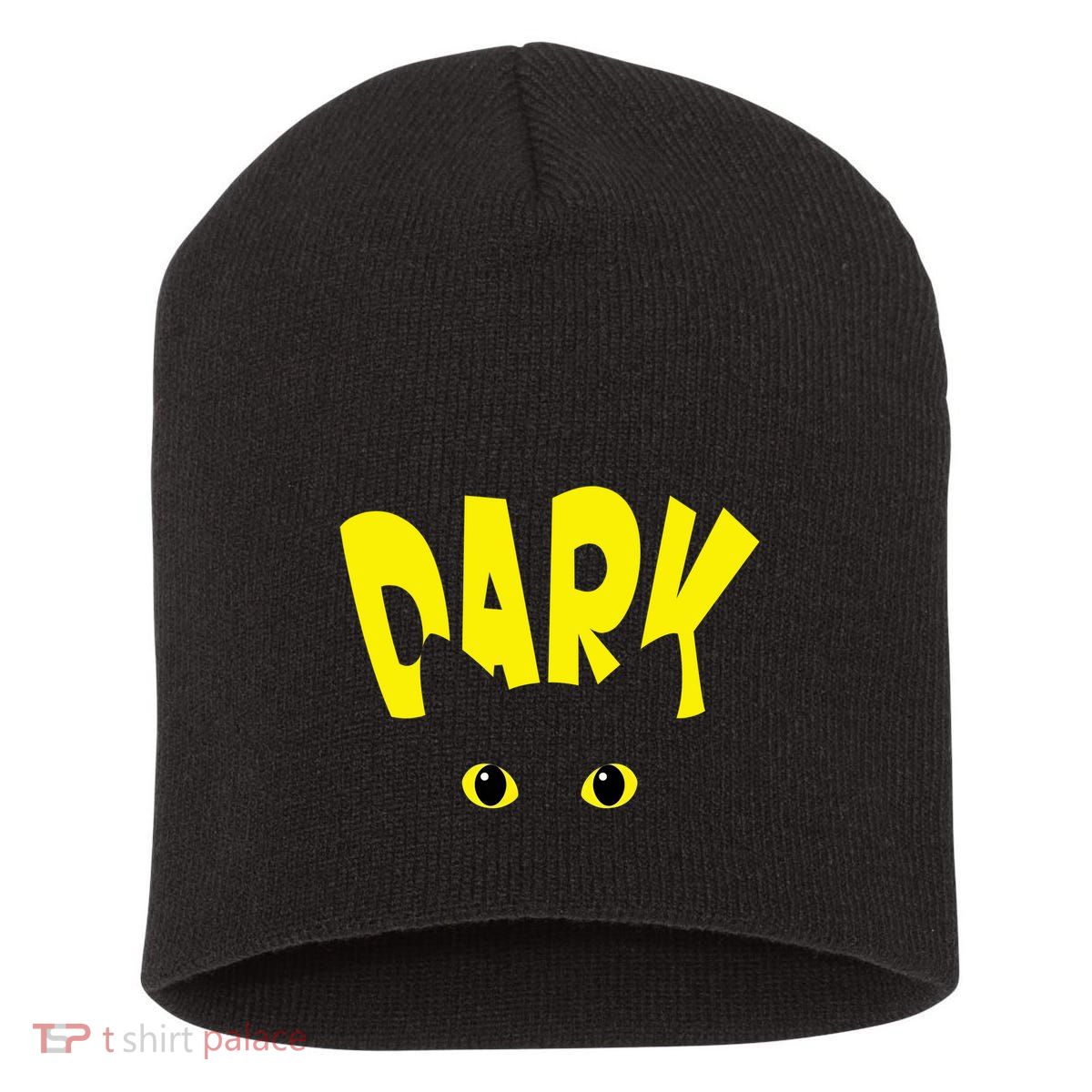 Black Cat Funny Black Cat Short Acrylic Beanie