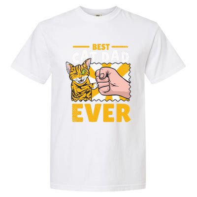 Best Cat Father In The World Gift Garment-Dyed Heavyweight T-Shirt