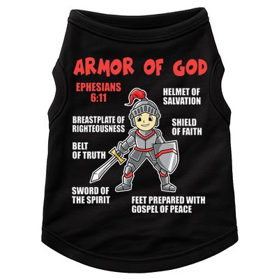 Bible Chapters For Put On The Full Armor Of God Doggie Tank