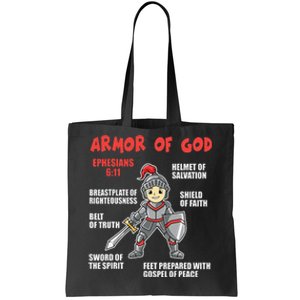 Bible Chapters For Put On The Full Armor Of God Tote Bag