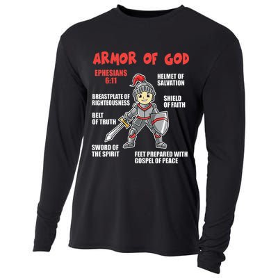 Bible Chapters For Put On The Full Armor Of God Cooling Performance Long Sleeve Crew