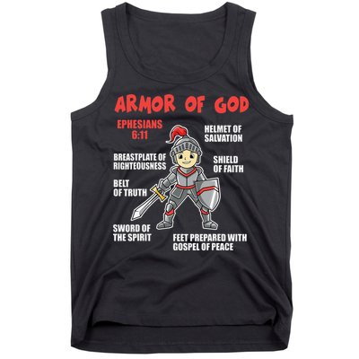 Bible Chapters For Put On The Full Armor Of God Tank Top