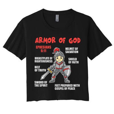 Bible Chapters For Put On The Full Armor Of God Crop Top