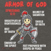 Bible Chapters For Put On The Full Armor Of God Cotton Canvas Backpack