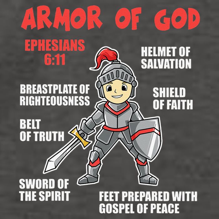 Bible Chapters For Put On The Full Armor Of God Vector Backpack