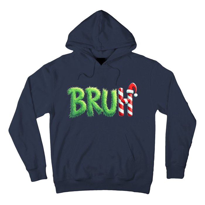 Bruh Christmas Funny Christmas Humor Meme Hoodie