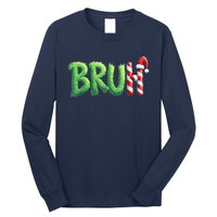 Bruh Christmas Funny Christmas Humor Meme Long Sleeve Shirt