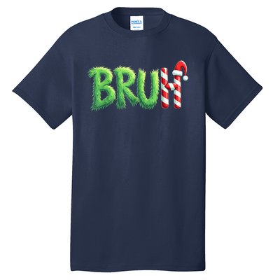 Bruh Christmas Funny Christmas Humor Meme Tall T-Shirt