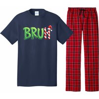 Bruh Christmas Funny Christmas Humor Meme Pajama Set