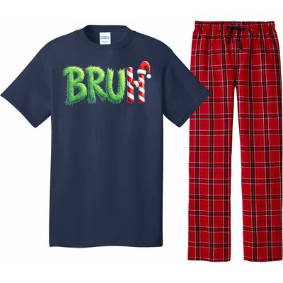 Bruh Christmas Funny Christmas Humor Meme Pajama Set