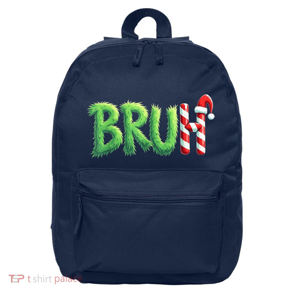 Bruh Christmas Funny Christmas Humor Meme 16 in Basic Backpack
