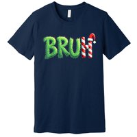 Bruh Christmas Funny Christmas Humor Meme Premium T-Shirt