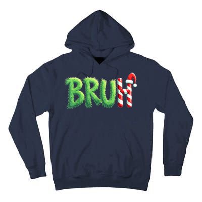 Bruh Christmas Funny Christmas Humor Meme Tall Hoodie