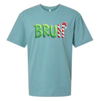 Bruh Christmas Funny Christmas Humor Meme Sueded Cloud Jersey T-Shirt