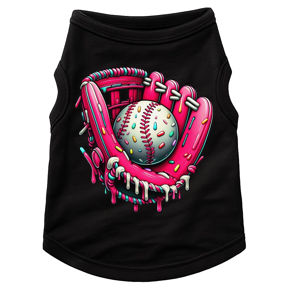Baseball Cute For Ice Cream Cute Baseball 4 Gift Doggie Tank