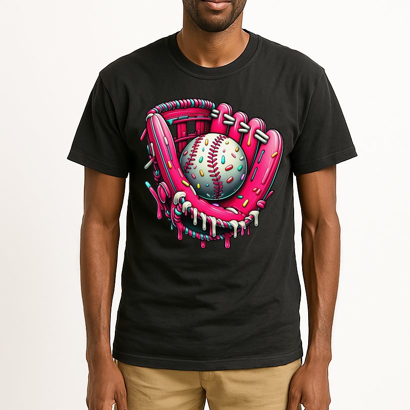 Baseball Cute For Ice Cream Cute Baseball 4 Gift Tall T-Shirt