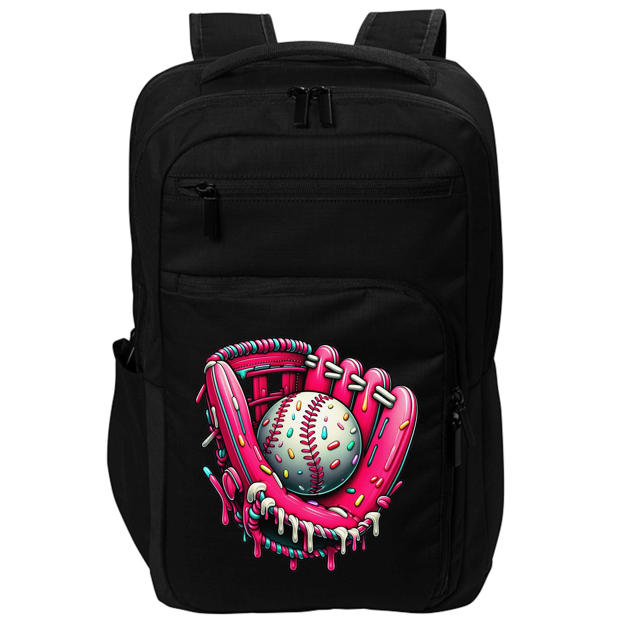 Baseball Cute For Ice Cream Cute Baseball 4 Gift Impact Tech Backpack