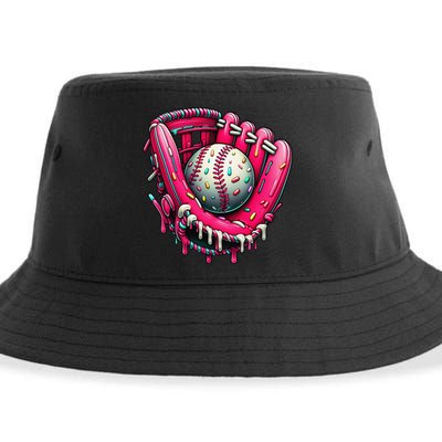Baseball Cute For Ice Cream Cute Baseball 4 Gift Sustainable Bucket Hat
