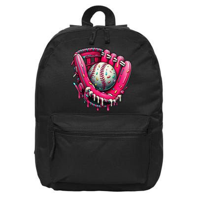 Baseball Cute For Ice Cream Cute Baseball 4 Gift 16 in Basic Backpack