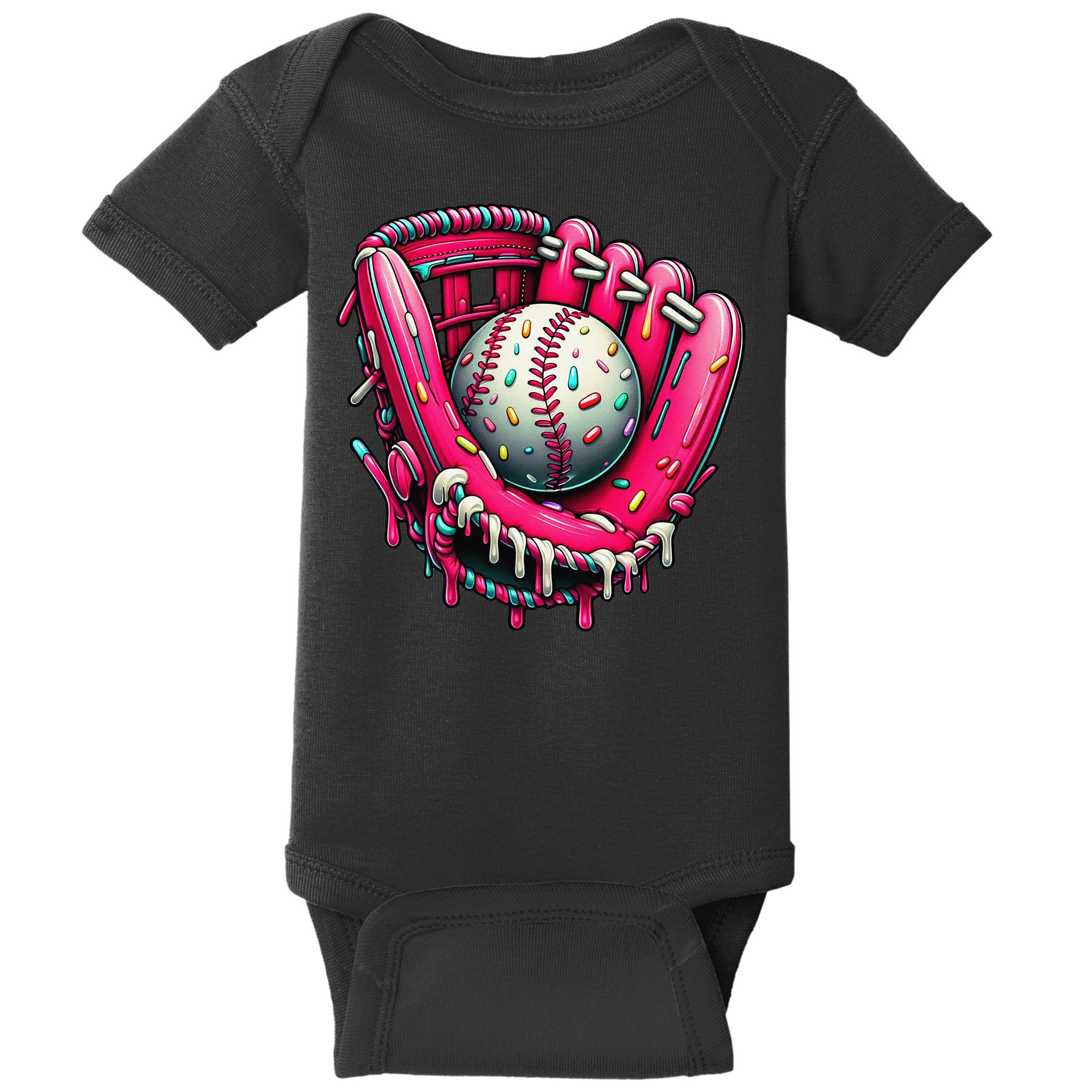 Baseball Cute For Ice Cream Cute Baseball 4 Gift Baby Bodysuit