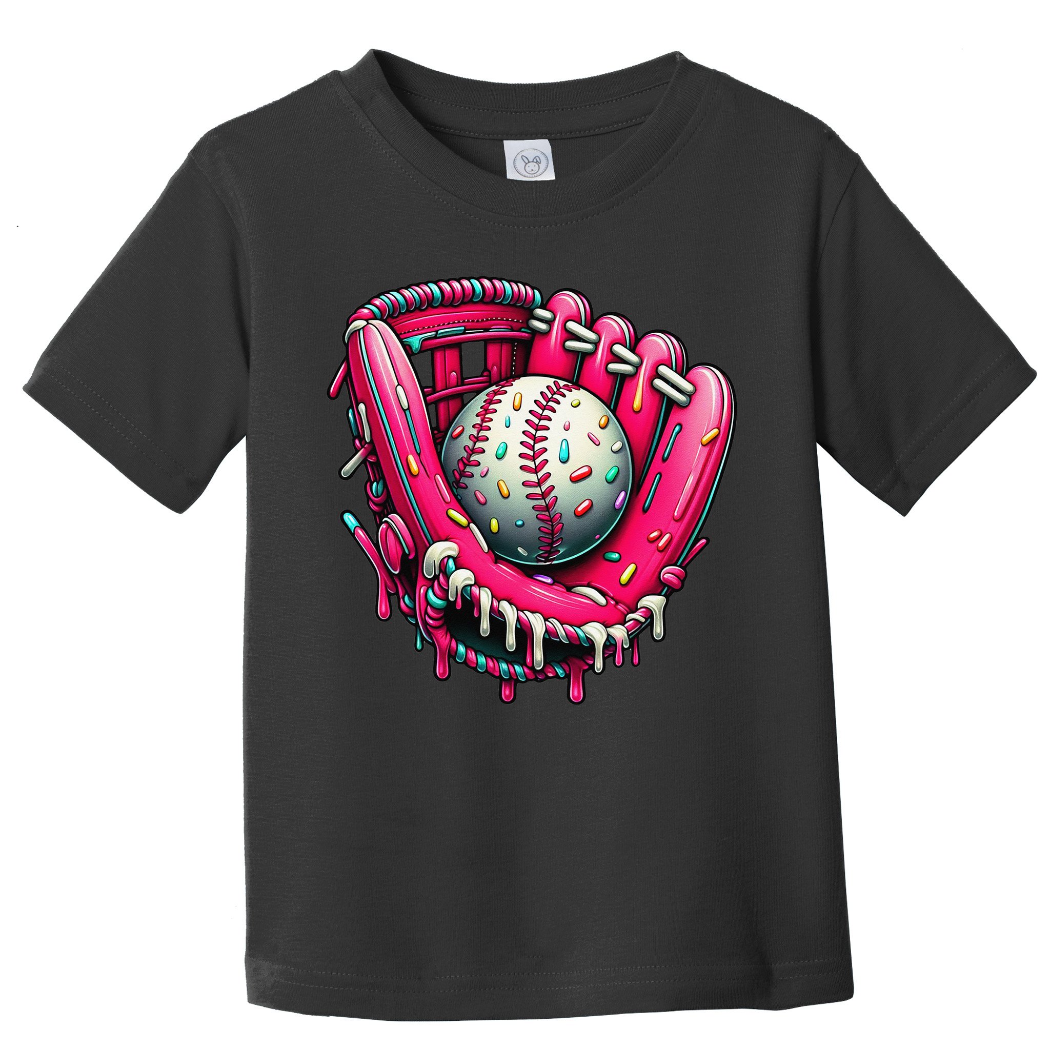 Baseball Cute For Ice Cream Cute Baseball 4 Gift Toddler T-Shirt