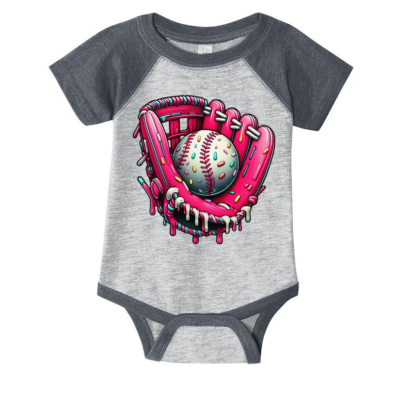 Baseball Cute For Ice Cream Cute Baseball 4 Gift Infant Baby Jersey Bodysuit