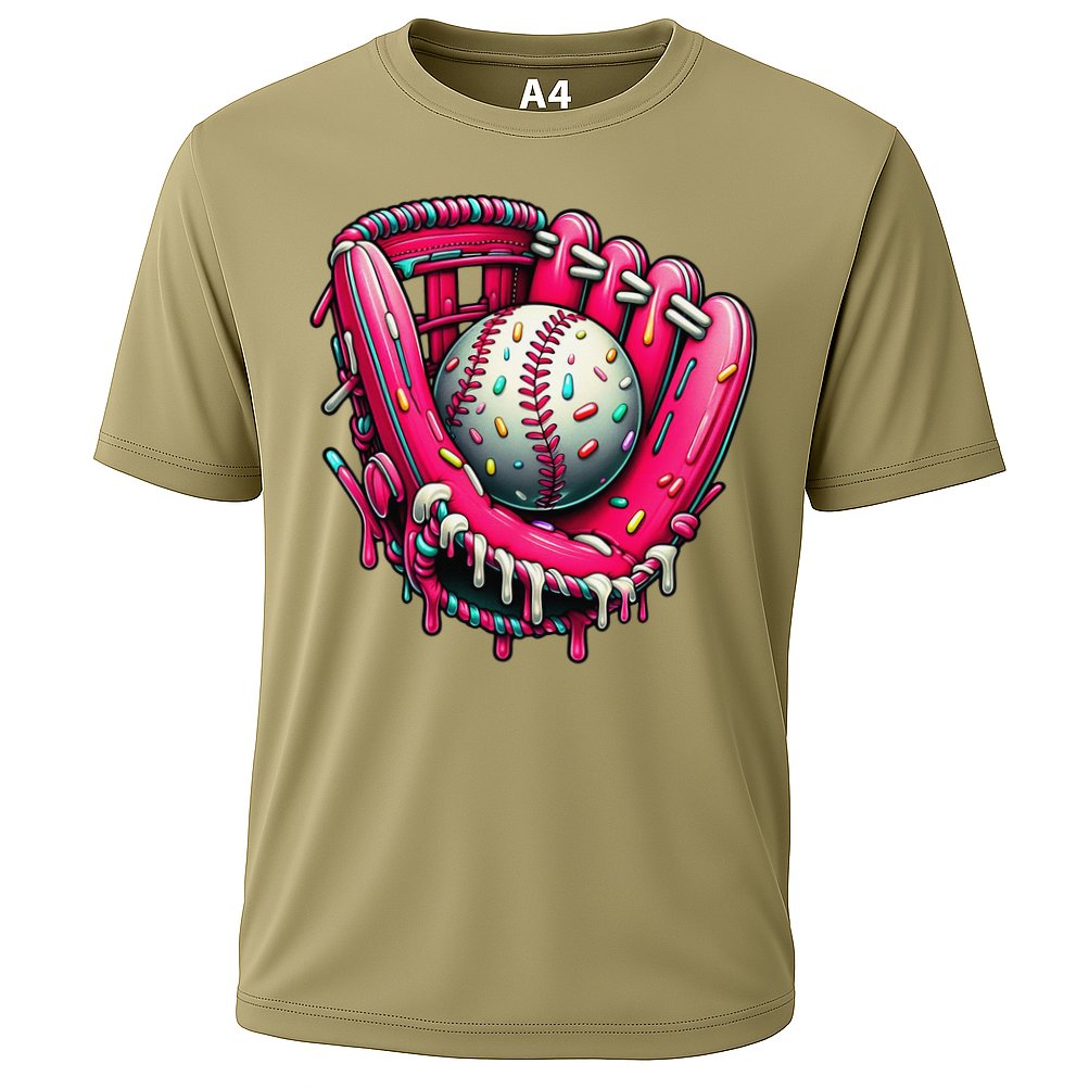 Baseball Cute For Ice Cream Cute Baseball 4 Gift Performance Shirt