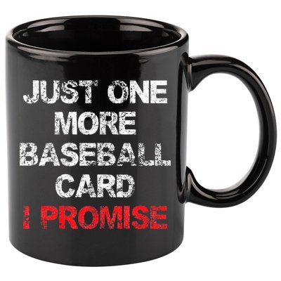 Baseball Card Funny Collector Fun Saying Vintage 11oz C Handle Ceramic Mug
