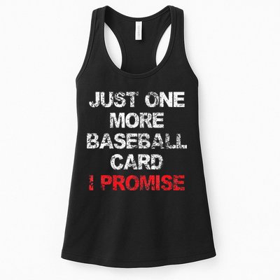 Baseball Card Funny Collector Fun Saying Vintage Womens Tank Top