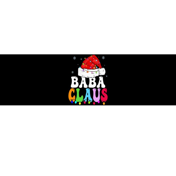 Baba Claus Funny Xmas Family Matching Baba Grandma Christmas Bumper Sticker