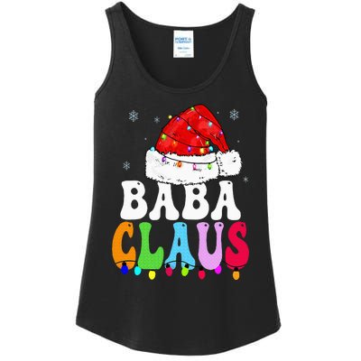 Baba Claus Funny Xmas Family Matching Baba Grandma Christmas Ladies Essential Tank