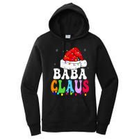 Baba Claus Funny Xmas Family Matching Baba Grandma Christmas Women's Pullover Hoodie