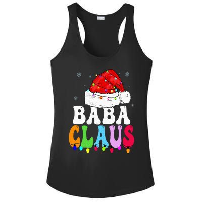 Baba Claus Funny Xmas Family Matching Baba Grandma Christmas Ladies PosiCharge Competitor Racerback Tank