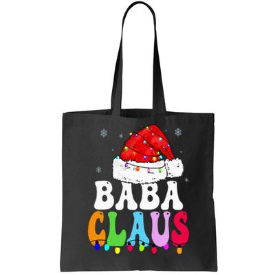 Baba Claus Funny Xmas Family Matching Baba Grandma Christmas Tote Bag