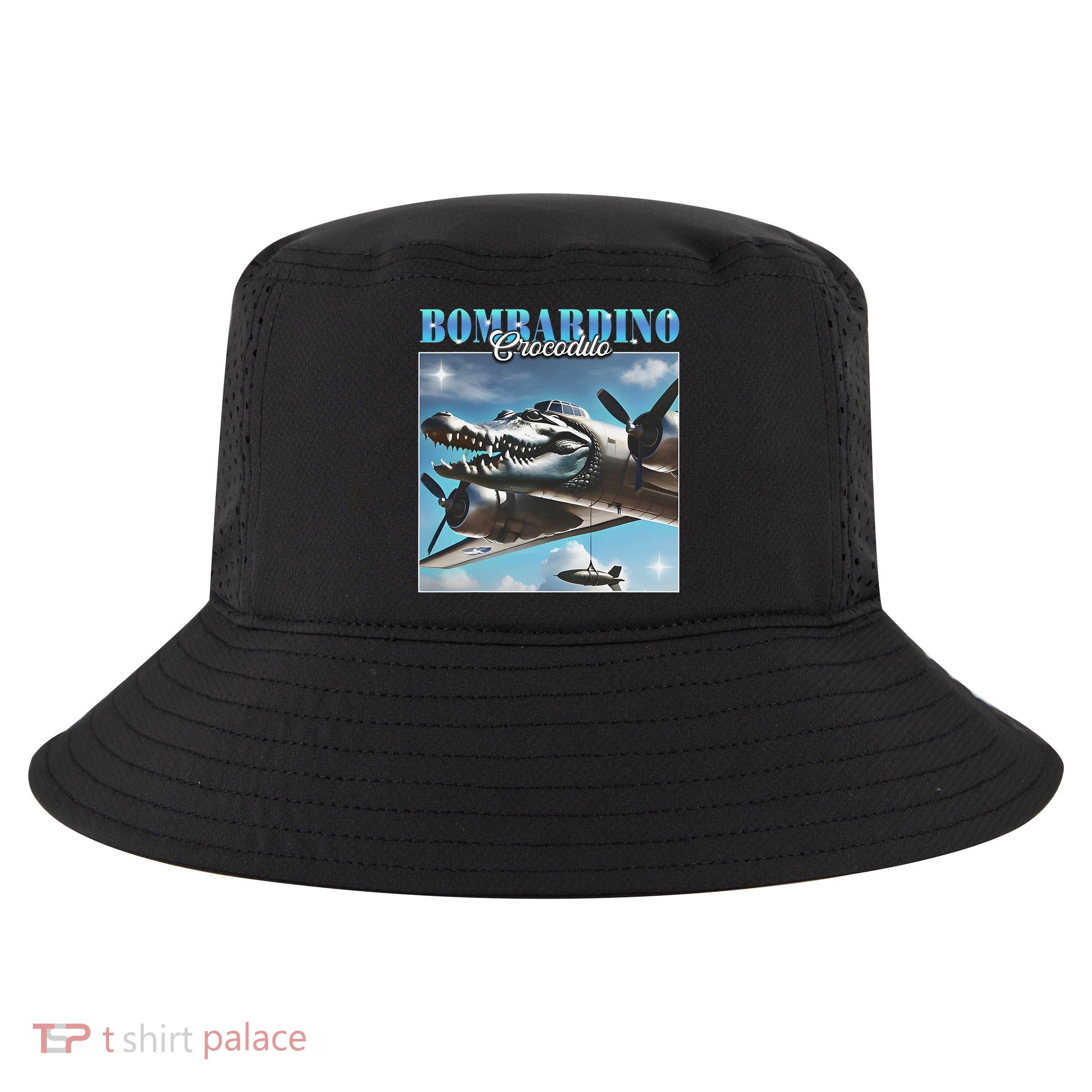 Bombardiro Crocodillo Funny Italian Brainrot Meme Humor Gen Cool Comfort Performance Bucket Hat