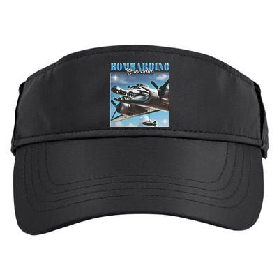 Bombardiro Crocodillo Funny Italian Brainrot Meme Humor Gen Adult Drive Performance Visor