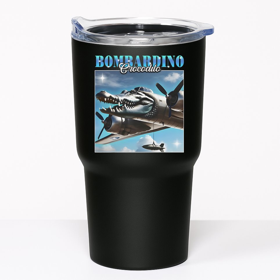 Bombardiro Crocodillo Funny Italian Brainrot Meme Humor Gen Tumbler