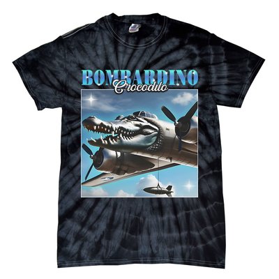 Bombardiro Crocodillo Funny Italian Brainrot Meme Humor Gen Tie-Dye T-Shirt