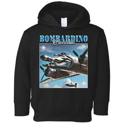 Bombardiro Crocodillo Funny Italian Brainrot Meme Humor Gen Toddler Hoodie
