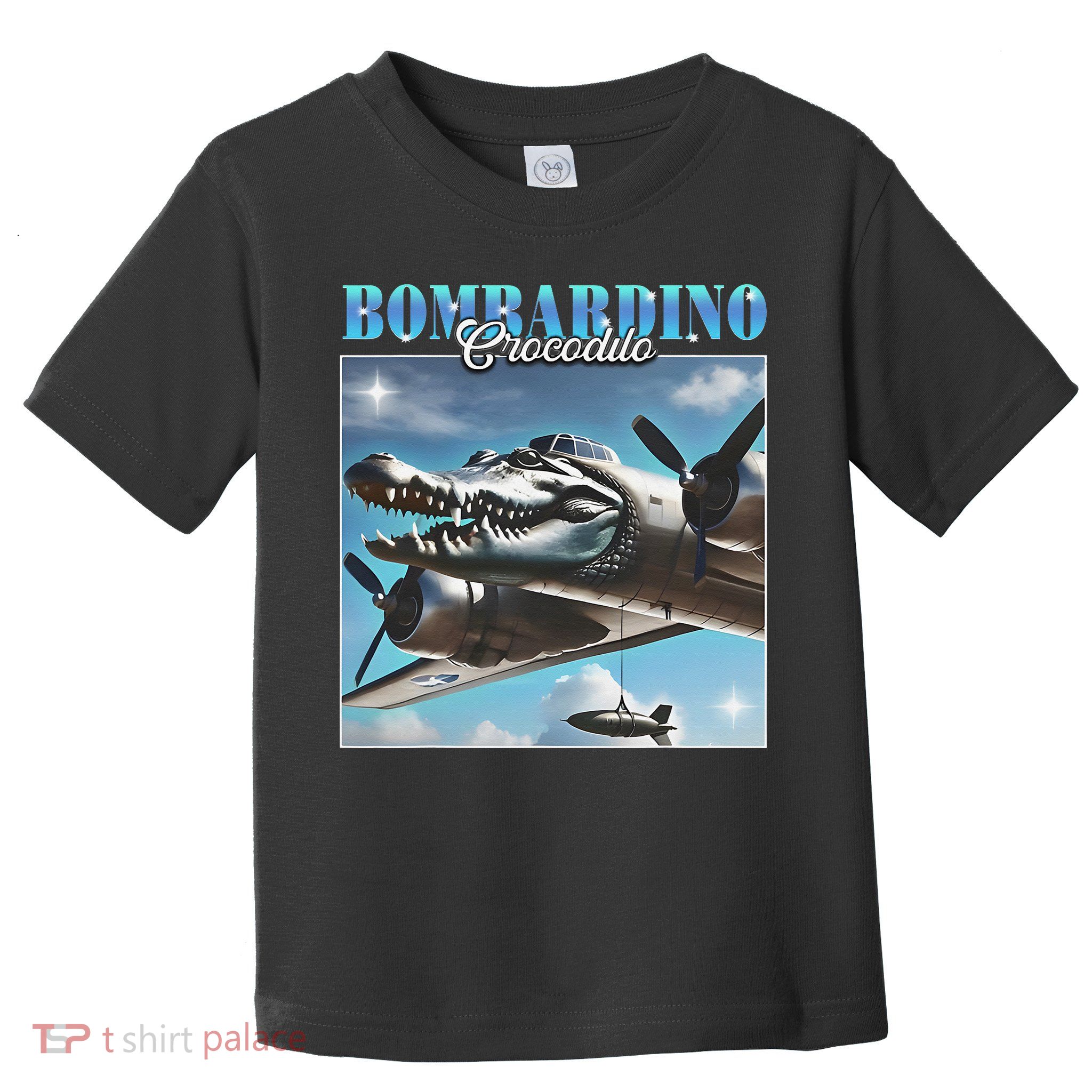 Bombardiro Crocodillo Funny Italian Brainrot Meme Humor Gen Toddler T-Shirt
