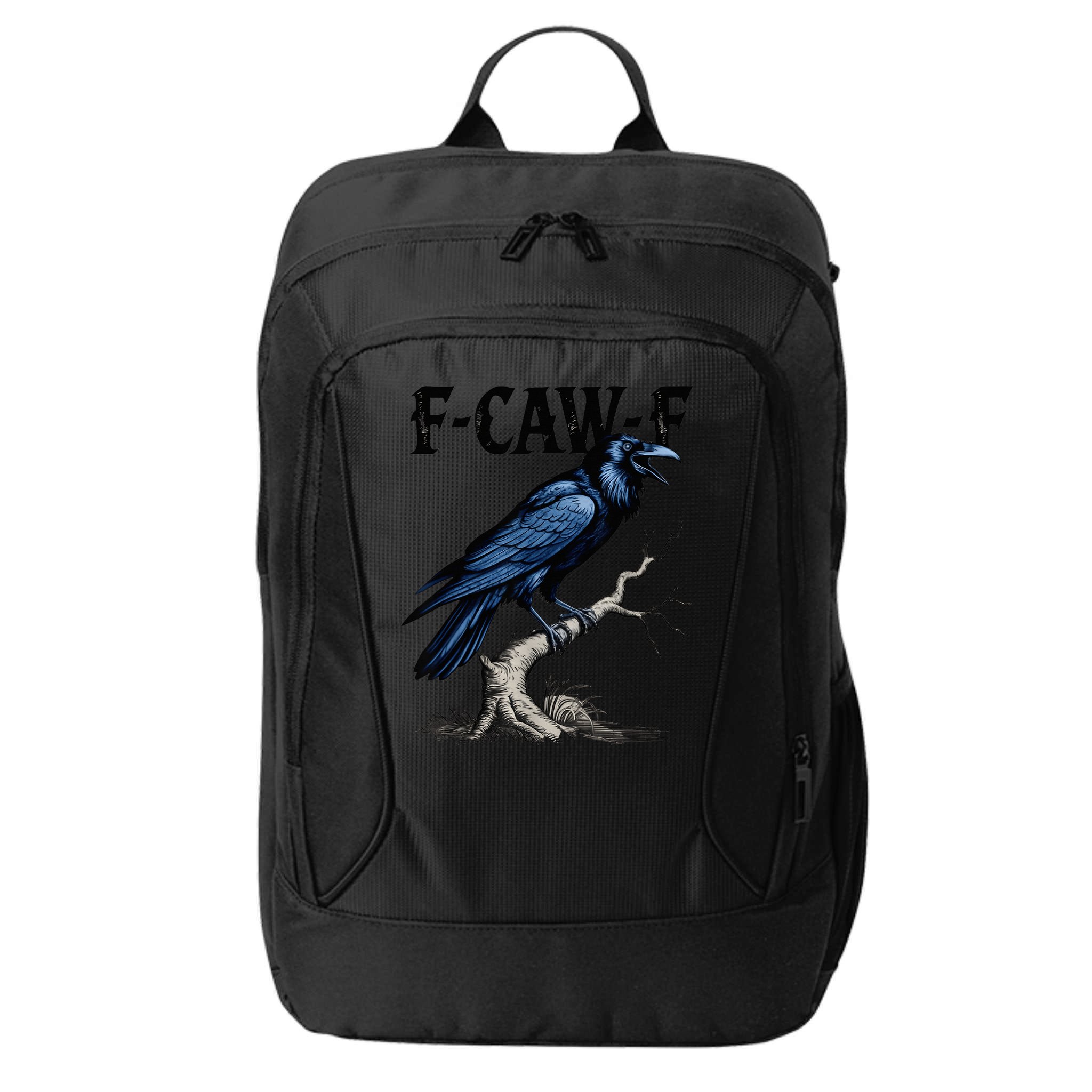 Black Crow F-Caw-F Black Bird  City Backpack