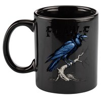 Black Crow F-Caw-F Black Bird  11oz C Handle Ceramic Mug