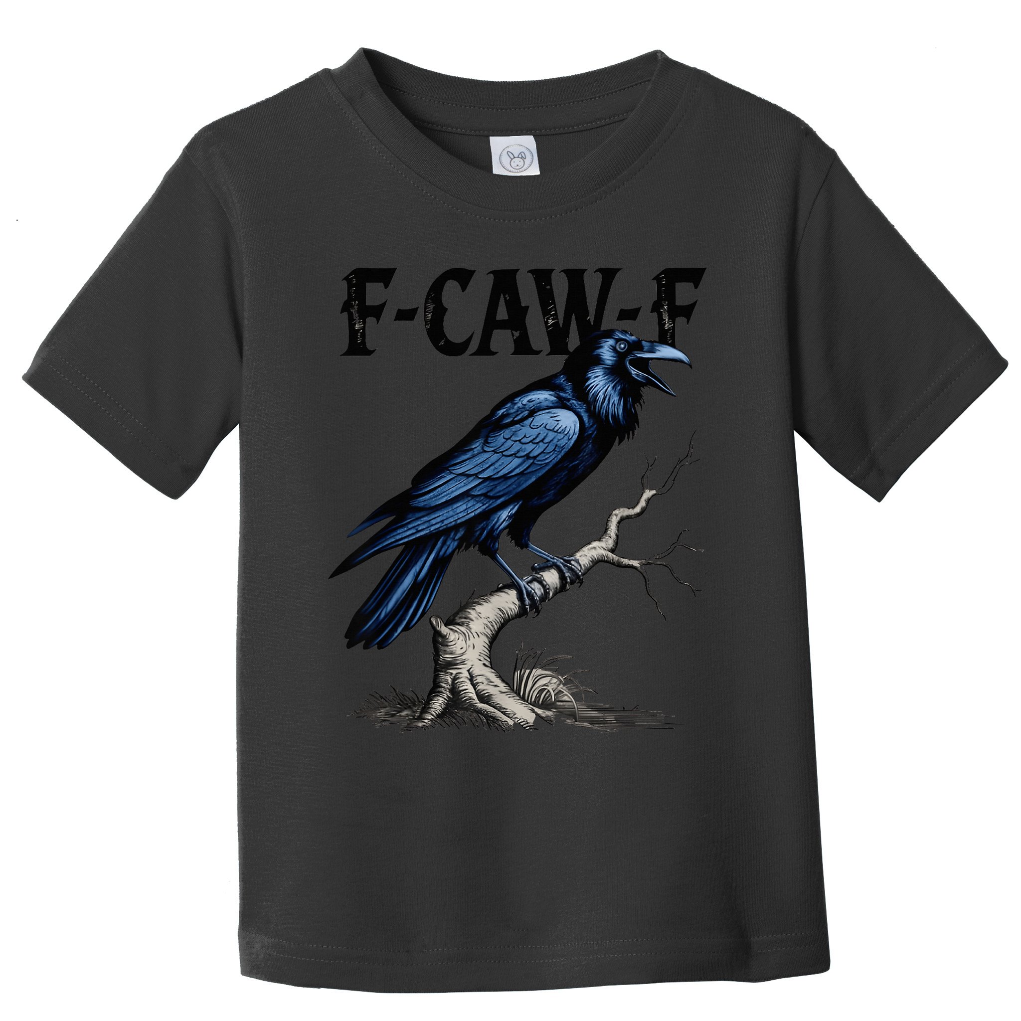 Black Crow F-Caw-F Black Bird  Toddler T-Shirt