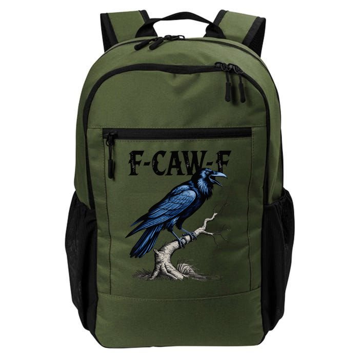 Black Crow F-Caw-F Black Bird  Backpack