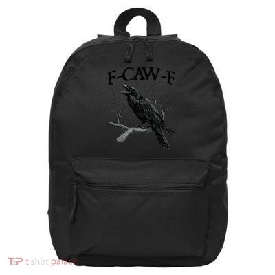 Black Crow F-Caw-F Black Bird 16 in Basic Backpack
