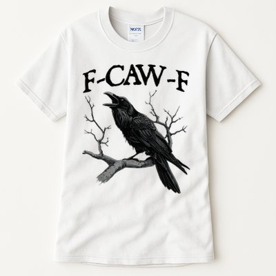 Black Crow F-Caw-F Black Bird Tall T-Shirt