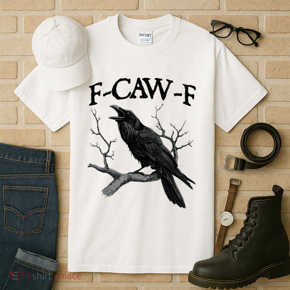 Black Crow F-Caw-F Black Bird Tall T-Shirt